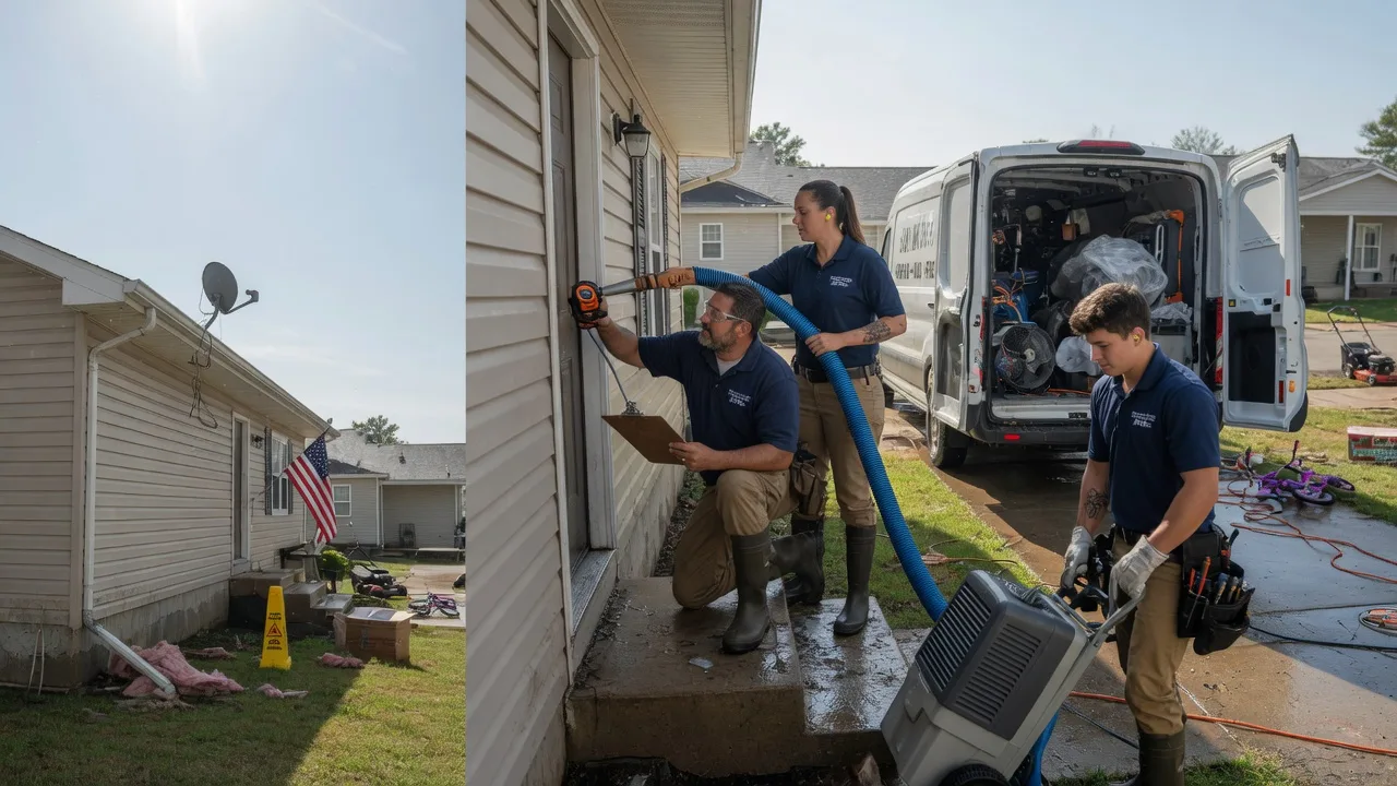 Ceiling Water Damage Restoration in Theodosia, MO near me